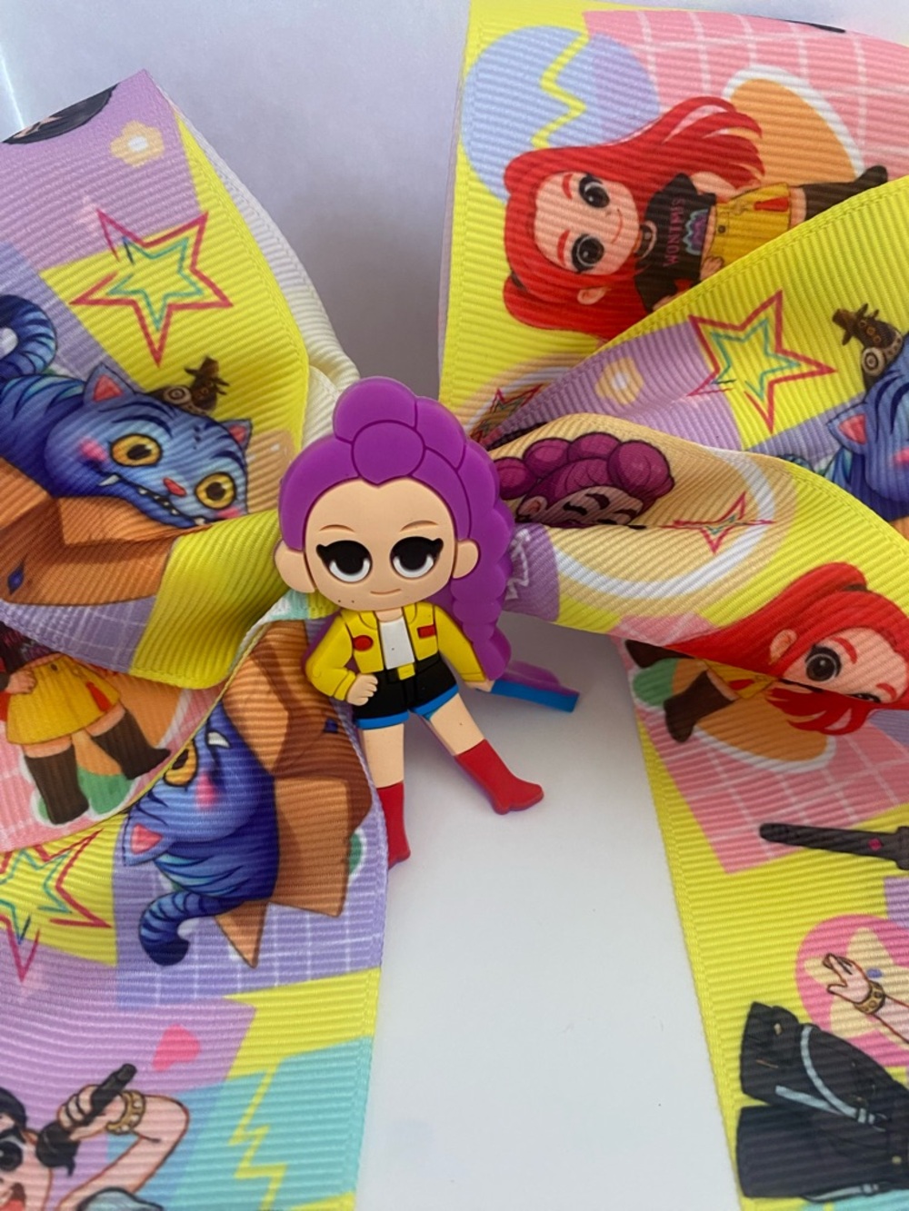 Kpop Demon Hunters
Handmade Hair Ribbons. Set of all 3 girls - Mira, Rumi & Zoey - Picture 2 of 6